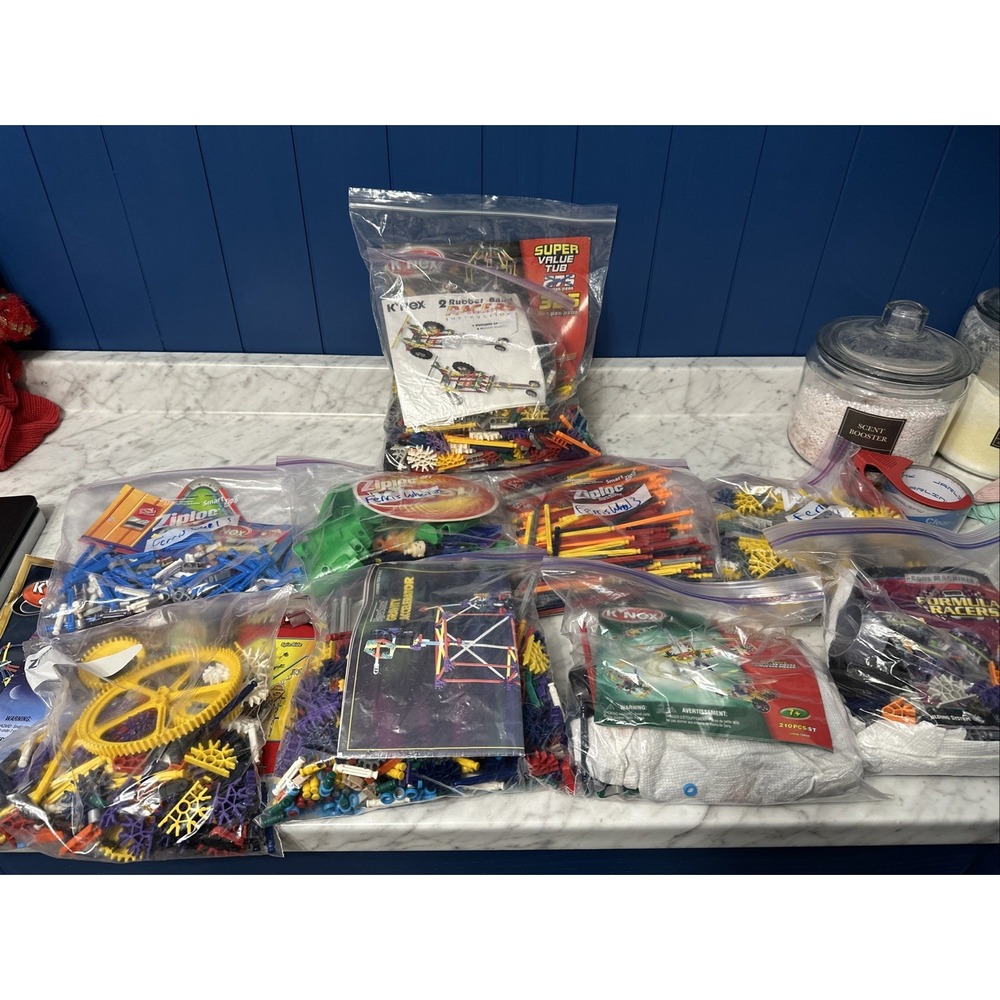 K'Nex Lot of 5‎ Different Sets Fast Shipping Individually Bagged